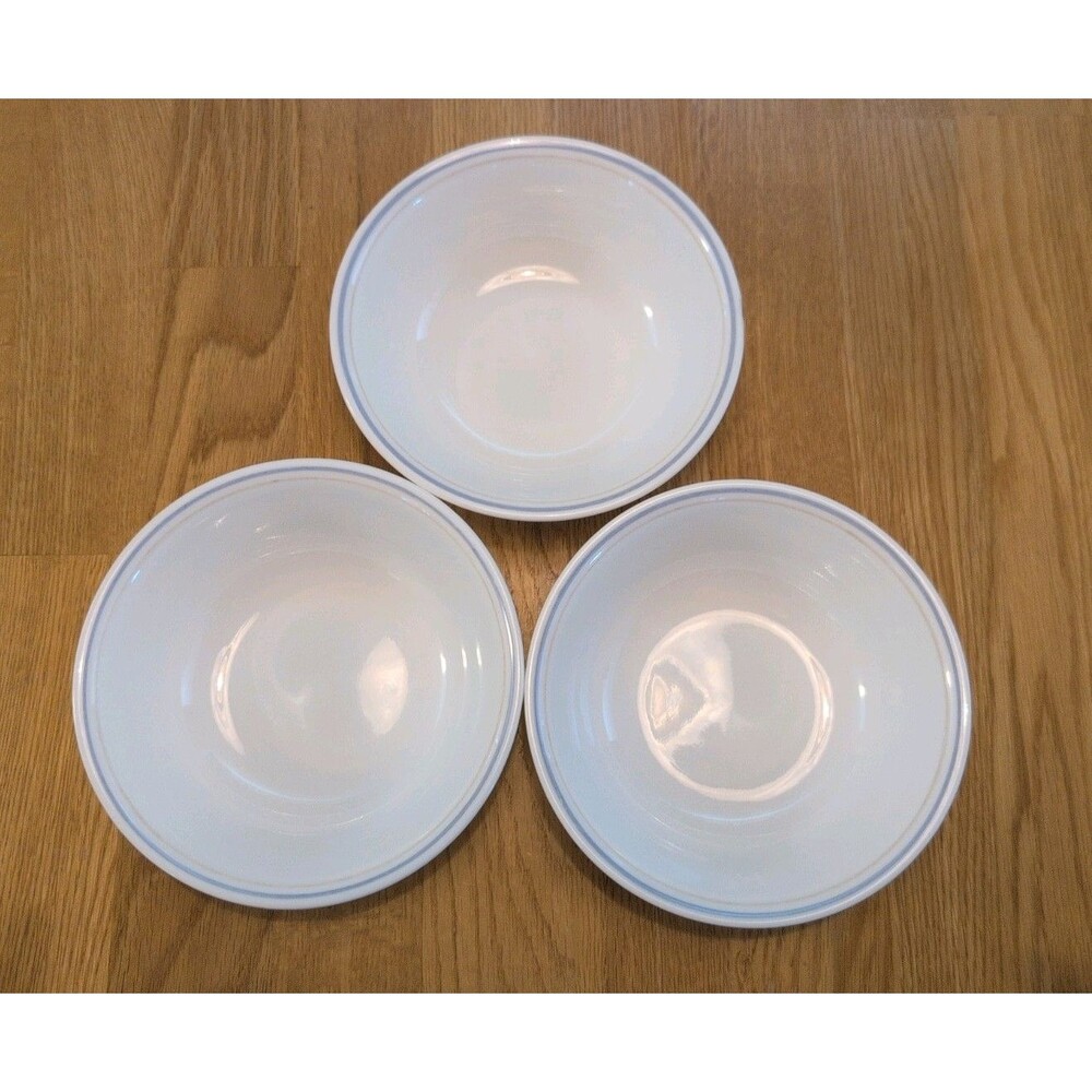 CORELLE SEA AND SAND  Soup Or Salad Bowls 6” MORNING LIGHT Set Of 3 Discontinued